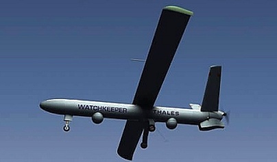 Thales Watchkeeper drone.